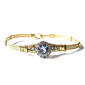 Aquamarine Cubic Zirconia Bracelet