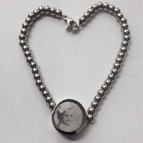 Beaded Photo Bracelet