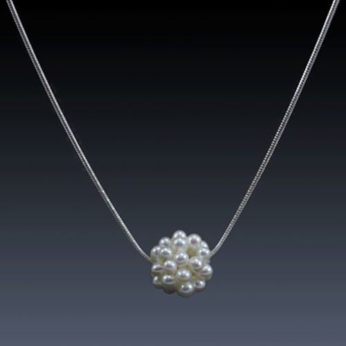 Mississippi Cotton Boll Necklace