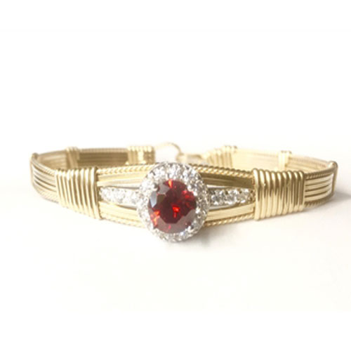 Small Garnet Bracelet