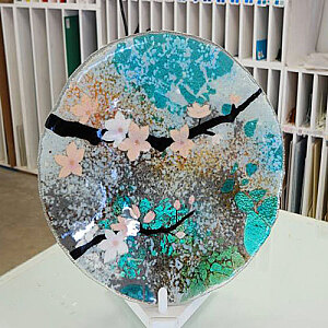 Custom Stained Glass Plate
