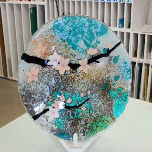 Custom Stained Glass Plate