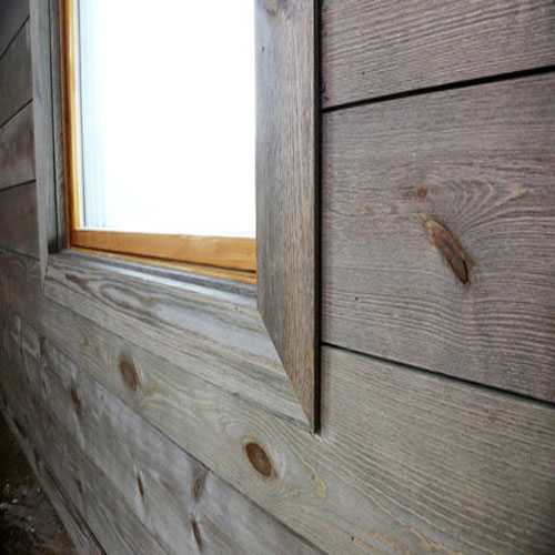 Finishing Trim, Gray Wood Planking