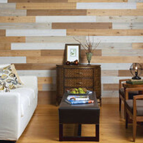 Group Room Scene Wood Planking