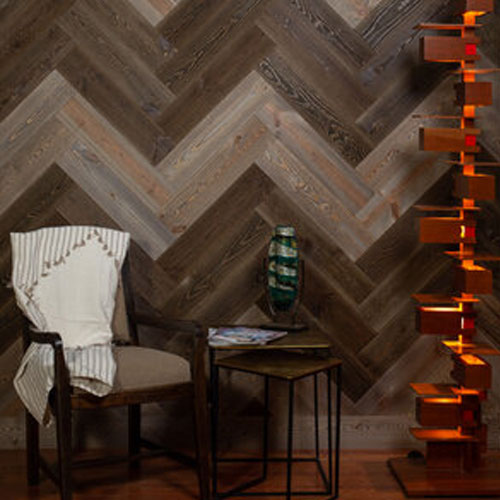 Wood Planking Group Room Scene