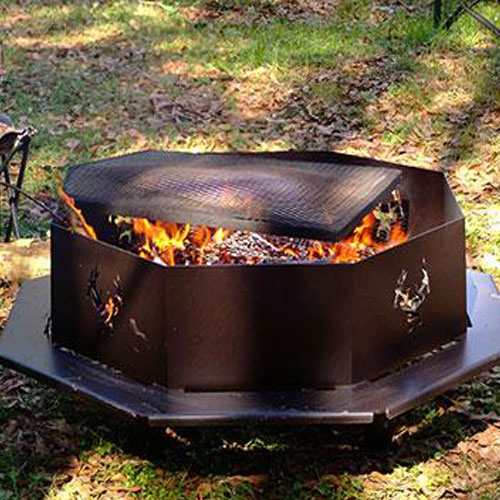 Black Iron Fire Pit