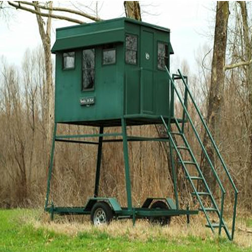 Portable Steel Trailer Deer Blind