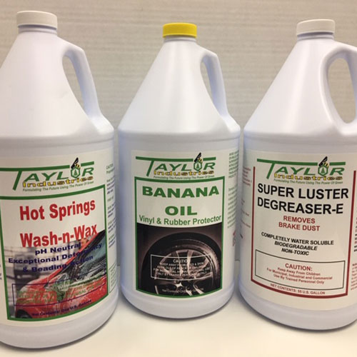 Car Care Wash-N-Wax, Banana Oil Tire Dressing & Wheel Cleaner