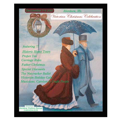 Victorian Christmas Illustration