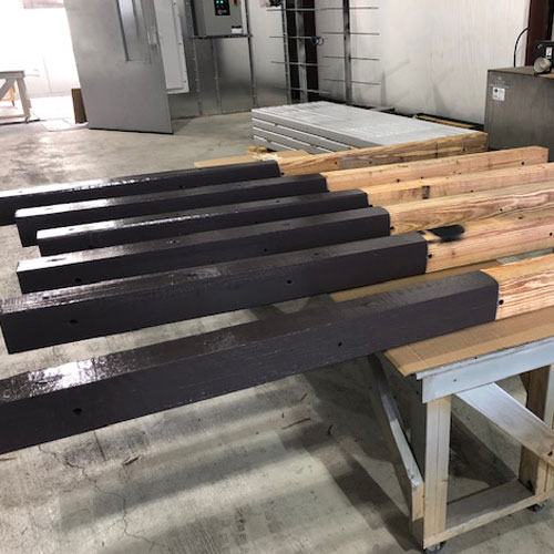 Protective Coating for Wooden Cross Arms