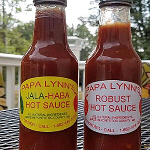 Papa Lynn's Jala-Haba and Robust Hot Sauces