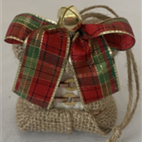 Cotton Boll Ornament, 2 Inch