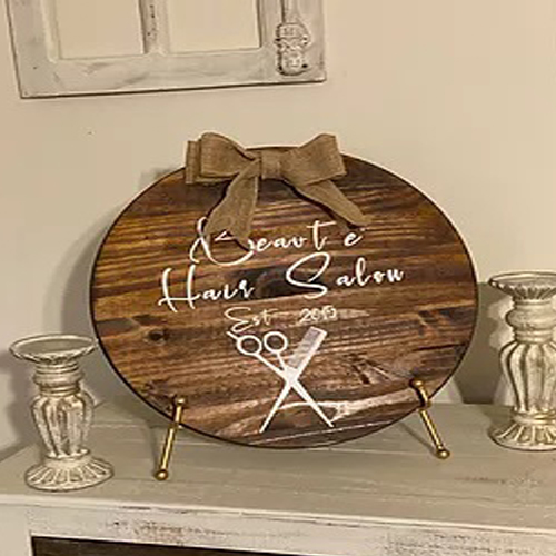 Custom Round Wooden Piece