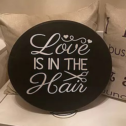 Love is in the Hair Sign