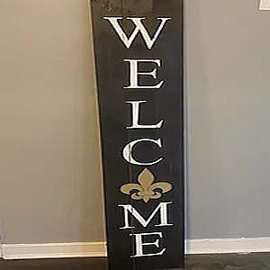 Saints Welcome Sign