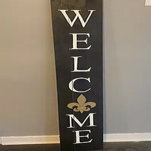 Saints Welcome Sign