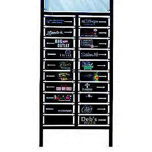 Directional Metal Sign Post
