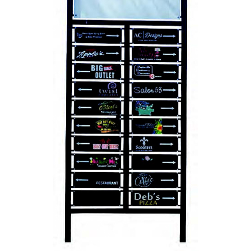 Directional Metal Sign Post